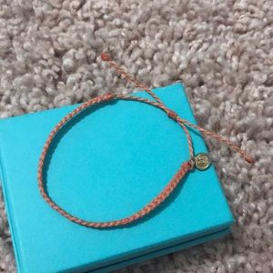 Pura Vida salmon bracelet